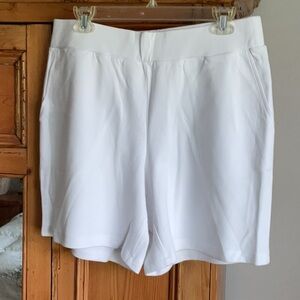 Belle by Kim Gravel High Waist White Shorts